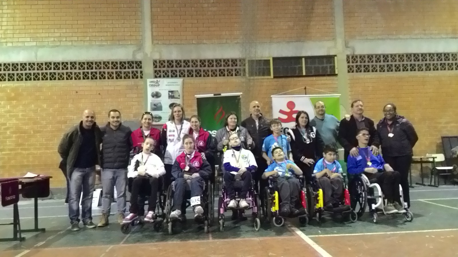 Atletas convocados para a delegacao catarinense nas Paralímpiadas Escolares 2016
