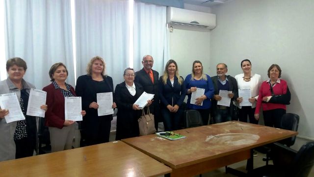 Assinatura dos convênios na Agência Regional de Desenvolvimento (ADR) de Itajaí