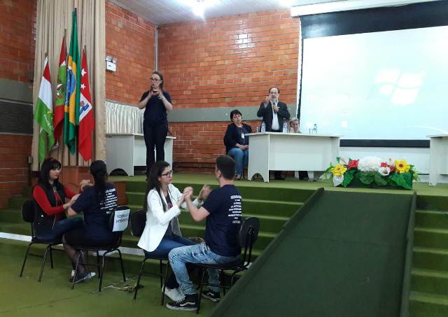 Presidente da FCEE, professor Pedro de Souza, compareceu para compartilhar sobre a importância do evento.