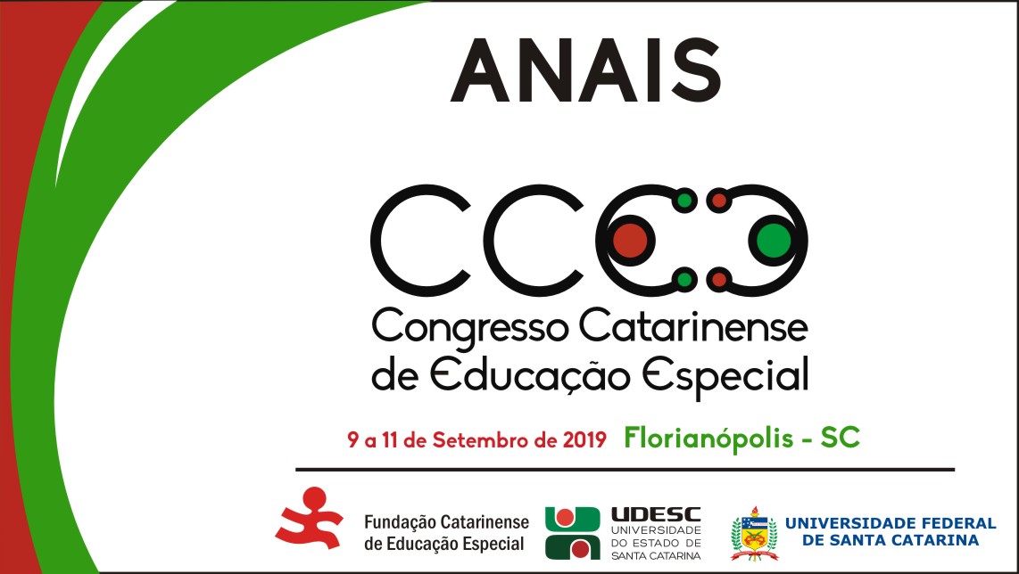 Anais do Congresso Catarinense de Educação Especial