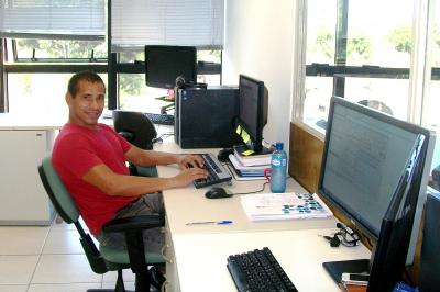 Paulo Renato Barreto, auxiliar de programador em Florianópolis
