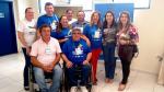 Foto: Equipe do Naahs com organizadores do evento em Joinville