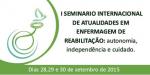 Seminário de Enfermagem de Reabilitação na UFSC