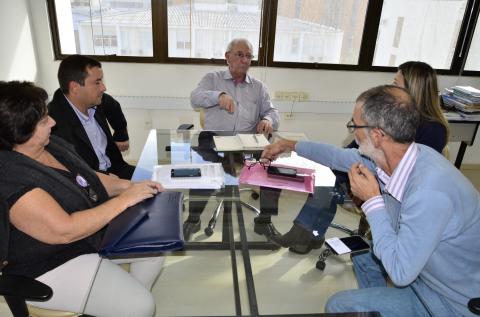 foto 2: reunião na Secretaria de Estado da Saúde 