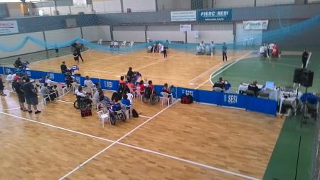 circuito de bocha paralímpica