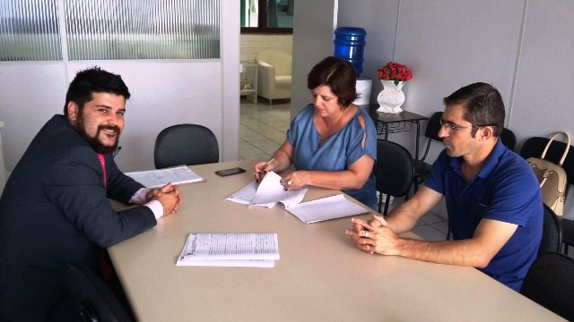 Assinatura do convênio com ADR de Seara Assinatura do convênio com ADR de Seara