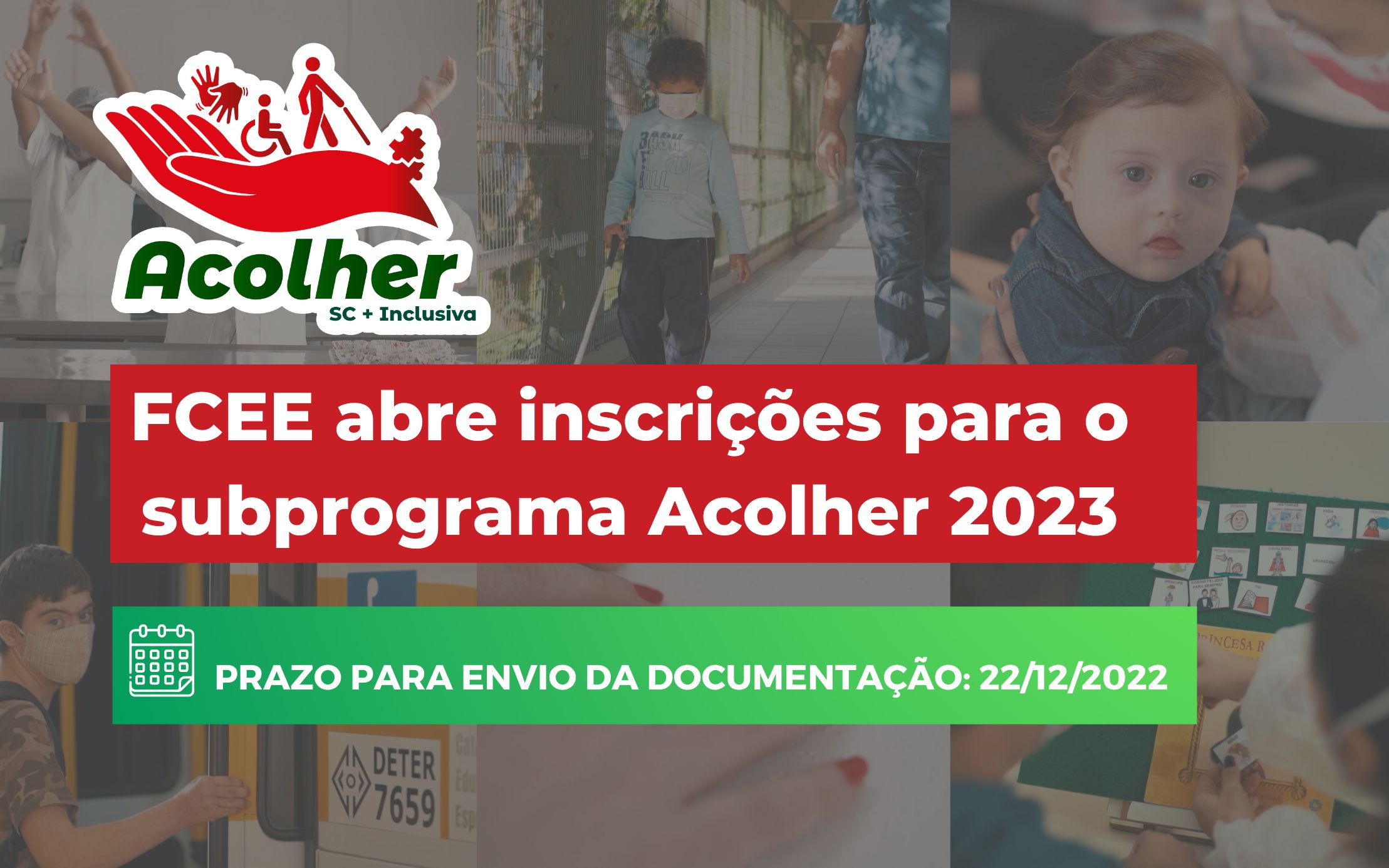 FCEE abre inscrições para programa Acolher 2023