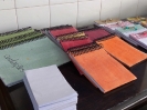Caderninhos com papel reciclado